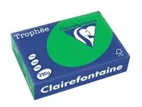Een Clairefontaine Trophée Intens, gekleurd papier, A4, 210 g, 250 vel, bijartgroen koop je bij ShopXPress