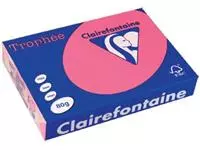 Een Clairefontaine Trophée Intens, gekleurd papier, A4, 80 g, 500 vel, fuchsia koop je bij ShopXPress