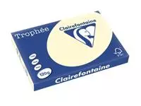 Een Clairefontaine Trophée Pastel, gekleurd papier, A3, 120 g, 250 vel, crème koop je bij ShopXPress