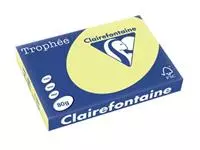 Een Clairefontaine Trophée Pastel, gekleurd papier, A3, 80 g, 500 vel, citroengeel koop je bij ShopXPress