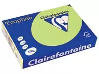 Een Clairefontaine Trophée Pastel, gekleurd papier, A4, 120 g, 250 vel, golfgroen koop je bij ShopXPress