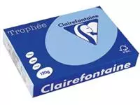 Een Clairefontaine Trophée Pastel, gekleurd papier, A4, 120 g, 250 vel, helblauw koop je bij ShopXPress