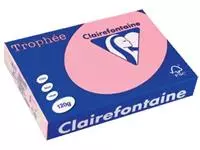 Een Clairefontaine Trophée Pastel, gekleurd papier, A4, 120 g, 250 vel, roze koop je bij ShopXPress