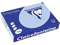 Een Clairefontaine Trophée Pastel, gekleurd papier, A4, 160 g, 250 vel, blauw koop je bij ShopXPress