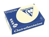Een Clairefontaine Trophée Pastel, gekleurd papier, A4, 210 g, 250 vel, crème koop je bij ShopXPress