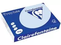 Een Clairefontaine Trophée gekleurd papier, A4, 80 g, 500 vel, azuurblauw koop je bij ShopXPress