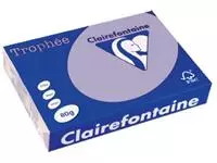 Een Clairefontaine Trophée gekleurd papier, A4, 80 g, 500 vel, lila koop je bij ShopXPress