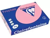 Een Clairefontaine Trophée gekleurd papier, A4, 80 g, 500 vel, roze koop je bij ShopXPress