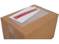 Een Cleverpack documenthouder Documents Enclosed, ft 230 x 112 mm, pak van 100 stuks koop je bij ShopXPress