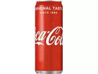 Een Coca-Cola frisdrank, sleek blik van 33 cl, pak van 24 stuks koop je bij ShopXPress
