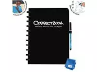 Een Correctbook A4 Original: uitwisbaar / herbruikbaar notitieboek, blanco, Ink Black (zwart) koop je bij ShopXPress