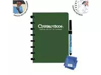 Een Correctbook A5 Original: uitwisbaar / herbruikbaar notitieboek, blanco, Forest Green (bosgroen) koop je bij ShopXPress