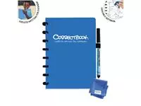 Een Correctbook A5 Original: uitwisbaar / herbruikbaar notitieboek, gelijnd, Earthy Blue (blauw) koop je bij ShopXPress