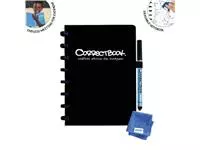 Een Correctbook A5 Original: uitwisbaar / herbruikbaar notitieboek, gelijnd, Ink Black (zwart) koop je bij ShopXPress