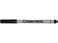 Een Correctbook uitwisbare pen, schrijfbreedte: 0,6mm, zwart koop je bij ShopXPress