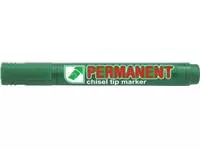 Een Crown permanent marker, schuine punt, schrijfbreedte 1 - 3 mm, groen koop je bij ShopXPress