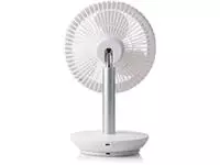 Een Domo tafelventilator My Fan, oplaadbaar via USB koop je bij ShopXPress