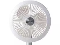 Een Domo tafelventilator My Fan, oplaadbaar via USB koop je bij ShopXPress
