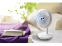 Een Domo tafelventilator My Fan, oplaadbaar via USB koop je bij Supplierz BV