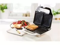 Een Domo croque monsieur machine Croque XL, wit koop je bij ShopXPress