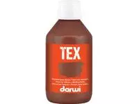 Een Darwi textielverf Tex, 250 ml, donkerbruin koop je bij ShopXPress