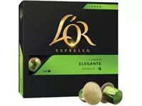 Een Douwe Egberts koffiecapsules L&#39;Or Intensity 6, Lungo Elegante, pak van 20 capsules koop je bij ShopXPress