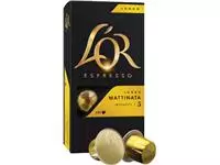 Een Douwe Egberts koffiecapsules L&#39;or intensity 5, Mattinata, pak van 10 capsules koop je bij ShopXPress