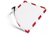 Een Durable Duraframe Magnetic Security ft A4, rood/wit, 5 stuks koop je bij ShopXPress