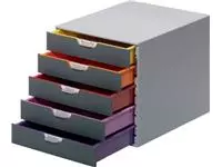 Een Durable Ladeblok Varicolor, 5 laden koop je bij ShopXPress