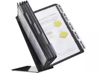 Een Durable bureaustandaard Vario met 10 tassen, ft A4, zwart koop je bij ShopXPress