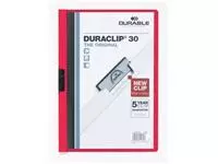 Een Durable klemmap Duraclip Original 30 rood koop je bij ShopXPress
