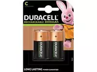 Een Duracell oplaadbare batterijen C, blister van 2 stuks koop je bij ShopXPress
