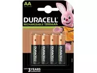 Een Duracell oplaadbare batterijen Recharge Plus AA, blister van 4 stuks koop je bij ShopXPress