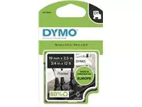 Een Dymo D1 flexibele nylontape 19 mm, zwart op wit koop je bij ShopXPress