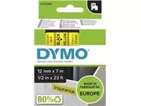 Een Dymo D1 tape 12 mm, zwart op geel koop je bij ShopXPress