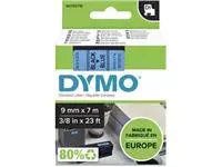 Een Dymo D1 tape 9 mm, zwart op blauw koop je bij ShopXPress