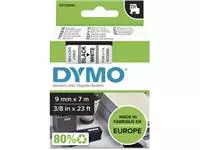 Een Dymo D1 tape 9 mm, zwart op wit koop je bij ShopXPress
