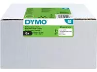 Een Dymo Value Pack: etiketten LabelWriter ft 57 x 32 mm, verwijderbaar, wit, doos van 6 x 1000 etiketten koop je bij ShopXPress