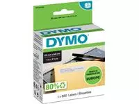 Een Dymo etiketten LabelWriter ft 25 x 54 mm, wit, 500 etiketten koop je bij ShopXPress