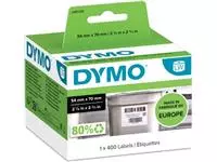 Een Dymo etiketten LabelWriter ft 70 x 54 mm, voor voedingsindustrie, wit, 400 etiketten koop je bij ShopXPress