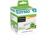 Een Dymo etiketten LabelWriter ft 89 x 28 mm, wit, 260 etiketten koop je bij ShopXPress