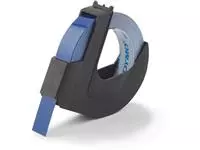 Een Dymo tape 9 mm voor lettertang Omega, blauw koop je bij ShopXPress