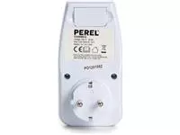 Een Perel energiemeter, 230 V, 16 A, wit, voor Nederland koop je bij ShopXPress