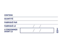 Een Avery etiketten voedselcodering, ft 98 x 40 mm, 1 rol met 300 afscheurbare etiketten in dispenser, Frans koop je bij ShopXPress