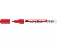 Een Edding Krijtmarker e-4095 rood koop je bij ShopXPress