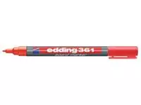 Een Edding whiteboardmarker e-361 rood koop je bij ShopXPress