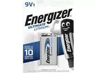 Een Energizer batterij Lithium 9V, op blister koop je bij ShopXPress