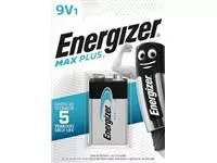 Een Energizer batterij Max Plus 9V, op blister koop je bij ShopXPress