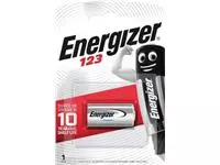 Een Energizer batterij Photo Lithium 123, op blister koop je bij ShopXPress