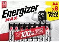 Een Energizer batterijen Max AA/LR06/E91, blister van 8, MaxIPACK koop je bij ShopXPress